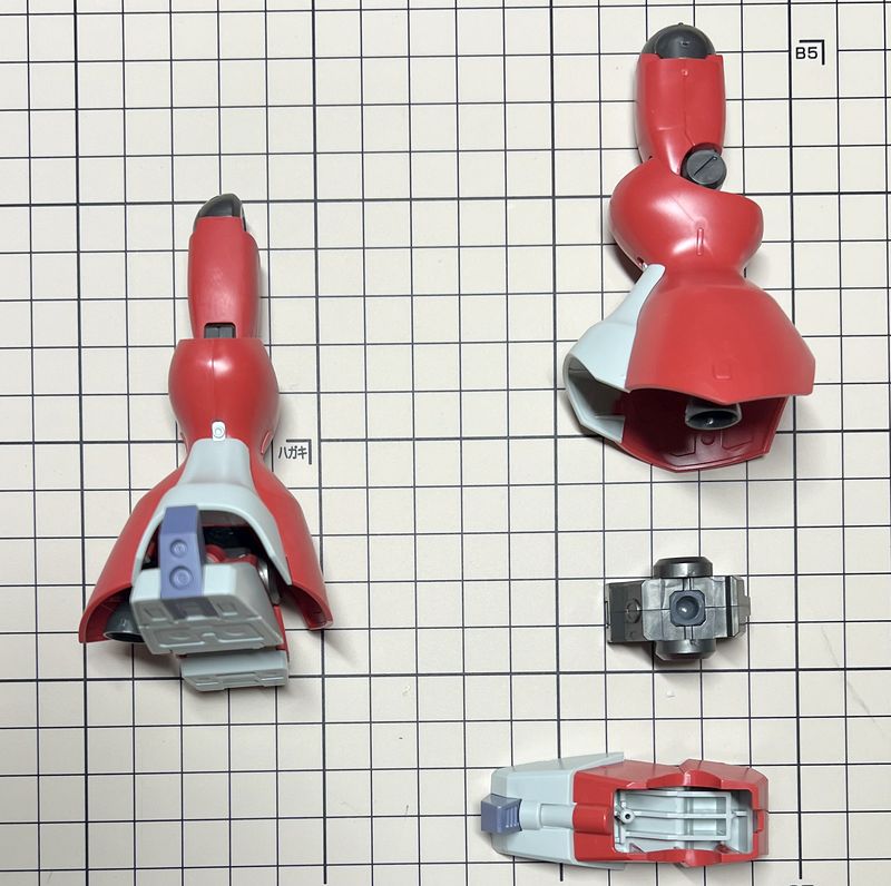 HGUCヤクト・ドーガクェス機組み立て03