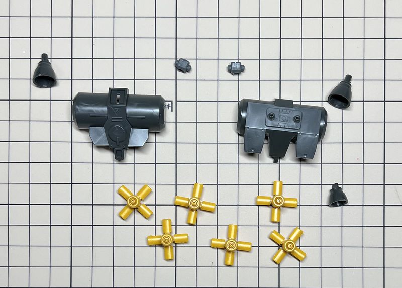 HGUCヤクト・ドーガクェス機組み立てバックパック30