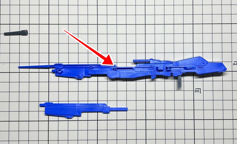 HGUCZガンダム組み立て武器06