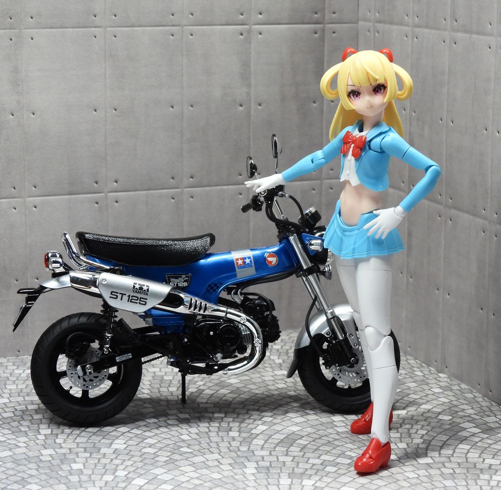 タミヤダックス125塗装完成12